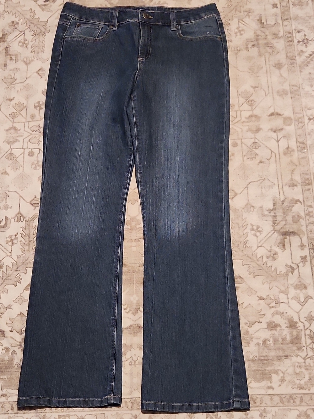Bandolino Blue Wide Leg Flare Jeans